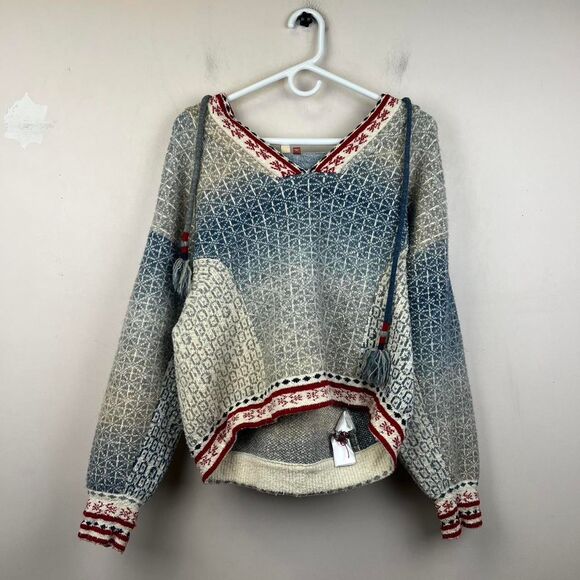Anthropologie PILCRO Hooded Pullover Sweater Size S - Picture 2 of 8